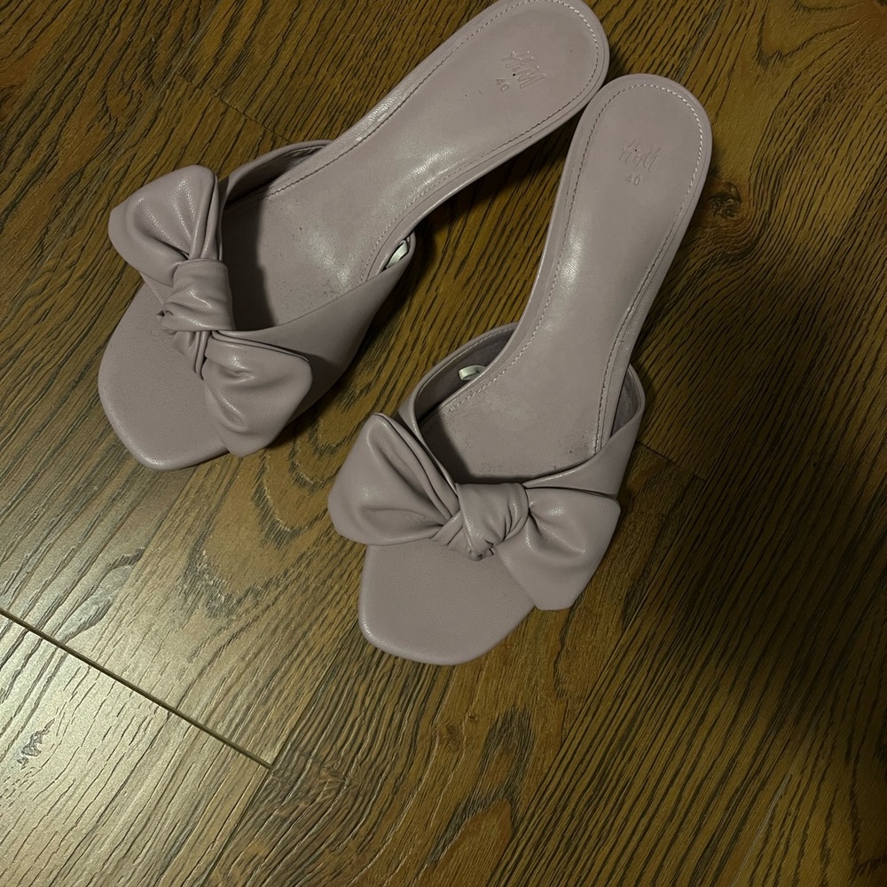 Women's Bow Slide Sandals h&m